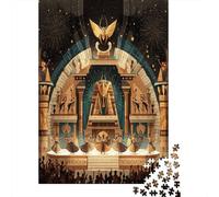 Égypte antiqueian Sphinx Cadeau Unique Décoration Intérieure Scène Dramatique 3D Jeu ÉduChatif Challenge Toy Adultes & Enfants des 14 Ans 38x26cm/1000pcs