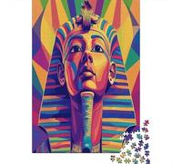 Égypte antiquePuzzles pour Adultes 38x26cm/1000pcs,Jeux De Défi Pharaon