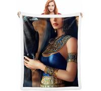 Egypte Couverture Lestée 100x130cm, Oiseau Chaise Blankets, Douce Chaude Hiver Couvertures de Canapé et Grand Plaids Chaude et Douillet, Fleece Blanket pour Chambre à Coucher, Salon, Bureau A-2400