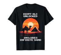 Égypte DLC débloqué | Pixel Art Pyramid Desert Adventure T-Shirt