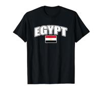 Égypte Drapeau égyptien T-Shirt Graphique avec Valeur, Homme, Noir, M