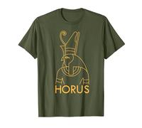 Egypte Horus Egypte T-Shirt, Homme, Olive, L