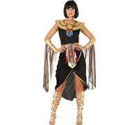 Egypte Koenigin Kostuem Kleid Carnaval Fasching Herren Modeschmuck Pharao Bracelet Or Or noir, Taille : 42 - 44 (L) Couleur : Noir
