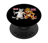 Égypte Royaume-Uni Drapeau Héritage égypto-Britannique PopSockets PopGrip Adhésif
