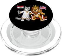 Égypte Royaume-Uni Drapeau Héritage égypto-Britannique PopSockets PopGrip pour MagSafe