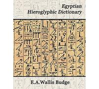 Egyptian Hieroglyphic Dictionary