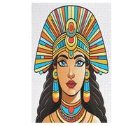 Egyptian Mythology Puzzles en Bois, De Décompression Puzzle, pour Adultes Enfants 1000 Pièces Jouets De Décompression 78×53cm