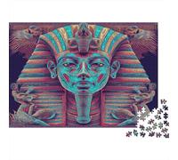 Egyptian Pharaon Puzzle 1000 Pièces Educa Jouet en Bois Divertissement Créatif Décoration Intérieure Coloré Art Jeu Éducatif Challenge Toy Adultes & Enfants des 14 Ans 1000pcs (75x50cm)