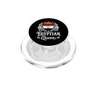 Egyptian Queen Egypt Flag Proud Egyptian Woman PopSockets PopGrip pour MagSafe