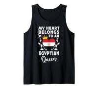 Egyptian Queen Egyptian Wife Girlfriend Egypt Flag Débardeur