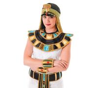Égyptien Col Adultes Pharaon Hommes Femmes Accessoire Déguisement Or Col
