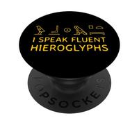 Egyptologie Hiéroglyphes égyptologue PopSockets PopGrip Adhésif