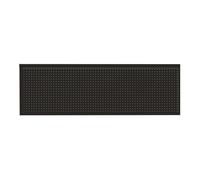 EGZASDI Kit combiné pour panneaux perforés, Kit d'organisateur de panneau perforé en métal plusieurs tailles naturelles et noires(Black,W46.8XL15.6in)
