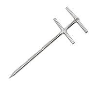 EGZASDI Outil d'échantillonnage de Grains, Outil de sonde d'échantillonnage Grains en Acier Inoxydable, échantillonneur agricole Laboratoire 1 à 2m X 32mm(2mx32mm/78.7x1.25in)