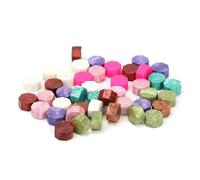 EGZASDI Perles de Cire à cacheter, Perles de Cire à cacheter Paquet 100 Multicolores for enveloppes Scrapbooking Invitations(3)