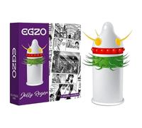 Egzo Jolly Roger - préservatif stimulant à picots et points - 1 pièce
