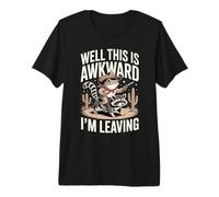 Eh Bien, C'est gênant, Je quitte Frog Raccoon T-Shirt Haut de Gamme