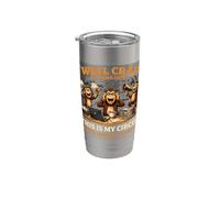 Eh bien, il s'avère que c'est mon cirque, ce sont mes singes Gobelet isotherme en acier inoxydable double paroi