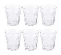 EH Excellent Houseware 150446 Lot de 6 verres à shot transparents à base lourde pour vodka, tequila, whisky, liqueur, expresso, mini soda, style soda, pour maison, bar, fête, lave-vaisselle