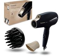 Panasonic NA9J-N825 Sèche-Cheveux Pliable Technologie Nanoe et Double Mineral, Embouts de Séchage Rapide, de Coiffage Intégré et Diffuseur, Réduit les dommages et les Pointes Fourchues, 1800W