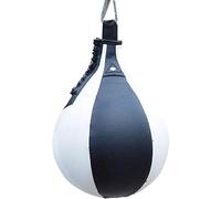 Ehaosea Balle de Vitesse de en Forme de Poire Sac de Vitesse en PU Sac de Pivotant Exercice Ballon D'EntraîNement de Fitness