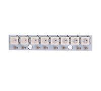 Ehaosea Bande lumineuse LED avec IC intégré 5050 RGB contrôle 5 V | Taille compacte 5,3 x 0,8 cm, couleur, matière plastique, idéal pour Naze32/CC3D et projets RC.