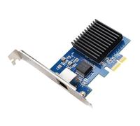 Ehaosea Carte réseau PCIe Nic de 10 Go avec un seul port RJ45 et puce RTL8127, carte d'acquisition de vision PCI-Express X1 pour 10/11.