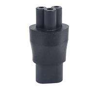 Ehaosea IEC 320 C5 3 broches vers C8 2 broches mâle Convertisseur de prise adaptateur d'alimentation