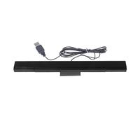 ehbn9 Infrared Ray Wired Remote Sensor Bar Reciever Inductor Compatible avec Les Accessoires de Jeu à Distance Wii Noir