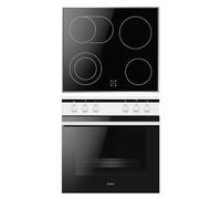 EHC 12714 W Einbauherd-Set im Scandium Design, Weiß - best.aus:1 Multifunktionsh