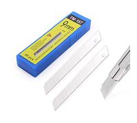 Ehdis 50 Lames Cutter sécables 9mm Lames de 60 degrés en Acier Inoxydable, Lames Sécables de Rechange, Lame de Cutter Professionnel, Lames de Rechange pour Cutter