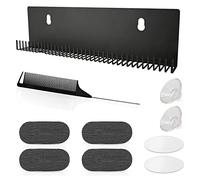 EHDIS Kit de Cintre pour Extension de Cheveux, Acier Inoxydable, pour présentoir Stockage Lavage, coiffage, peignage et séchage, avec ventouse, Nanoglue, hair grippers et peigne