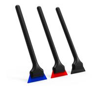 EHDIS Kit di Silicone Raclette - Lame en Caoutchouc de Dureté Différente, pour Le Coin de la Voiture, Le Pare-Brise, La Vitre et Le Miroir, Film Teinte Vitre Voitures Ensemble D'outils