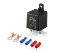 Ehdis Relais 12V 200A 4 Pin avec 2 Pin Empreinte + 2 Terminal, Coupleur Separateur Batterie pour Car Truck Motor Automotive Boat Car Starter Heavy Duty de Split Charge ZL180