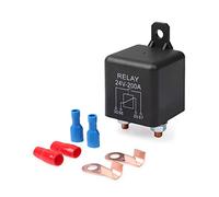 Ehdis Relais 24V 200A 4 Pin avec 2 Pin Empreinte + 2 Terminal, Coupleur Separateur Batterie pour Car Truck Motor Automotive Boat Car Starter Heavy Duty de Split Charge ZL180