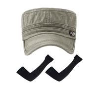 EHDWXVZM 1 Casquette Plate pour Homme, 1 Paire de Manches, Casquette Plate réglable, Casquette de Baseball pour Homme, Chapeau d'étudiant