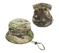 EHDWXVZM 1 Chapeau dôme pour Hommes, 1 Masque Camouflage, Chapeau Camouflage pour Hommes, Chapeau de Soleil d'entraînement dans la Jungle, Chapeau de Soleil pour Hommes