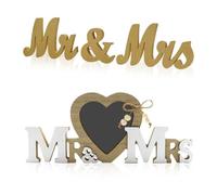 EHDWXVZM 1 ornement de cadre photo, 1 ornement en bois, ornement de cadre photo en forme de coeur MR & MRS, cadre photo en bois, cadre photo de couple en forme de coeur, cadeau de mariage romantique