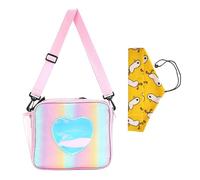 EHDWXVZM 1 Sac À Lunch Isolé De Couleur Arc-En-Ciel, 1 Sac Triangulaire À Couverts Portables, Boîte À Lunch Pour Filles, Sac À Lunch Pour Filles, Sac À Lunch Pour Enfants, Sac À Lunch Emballé