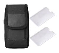 EHDWXVZM 1 Sac Banane en Cuir pour Téléphone Portable, 2 Porte-Cartes Anti-Démagnétisation, Design Élégant Et Simple, Adapté Aux Sports De Plein Air Et Aux Voyages Quotidiens.
