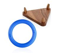 EHDWXVZM 1 support de balle, 1 support de basket-ball, support de présentation de baseball, support de présentation en bois, support de rangement de basket-ball