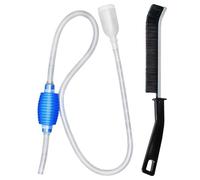EHDWXVZM 1 tuyau d'eau d'aquarium, 1 brosse, changement d'eau d'aquarium, nettoyeur de sable, pompe à siphon manuelle, filtre de changement d'eau pour aquarium, kit de nettoyage d'aquarium