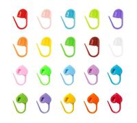 EHDWXVZM 10 Boucles De Marquage Et 10 Morceaux De Boucles De Cœur, Outils De Marquage À La Couture, Boucles De Marquage en Plastique, Outils De Tressage De Bricolage.