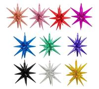 EHDWXVZM 10 Morceaux De Ballons D'Étoiles, Ballons De Films en Aluminium Créatif, Décorations De Fête, Ballons À La Mode Et Personnalisés, Arrangement De Scènes De Fête.