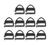 EHDWXVZM 10 Pièces Boucles De Remplacement De Sac À Dos, Boucles En Plastique De Sangle, Boucles De Fixation, Boucles De Sangle Réglables, Boucles De Sangle De Réparation