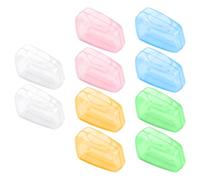 EHDWXVZM 10 pièces étui de Protection de tête de Brosse à Dents de Voyage, Capuchon de Protection de tête de Brosse à Dents, conteneur de tête de Brosse à Dents