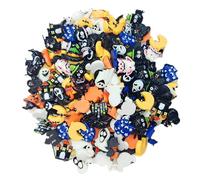 EHDWXVZM 100 Pièces Décorations d'halloween, Décorations Mignonnes en Résine, Décorations À Dos Plat, Pendentifs Citrouille Fantôme, Accessoires De Décoration Artisanale (Styles Aléatoires)