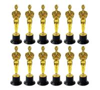 EHDWXVZM 12 pièces de trophées Golden Man, Cadeaux de récompense, trophées pour Enfants, trophées des gagnants, adaptés à diverses activités de compétition dans Les écoles et Les communautés