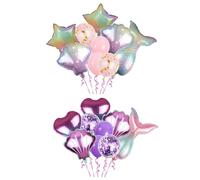 EHDWXVZM 18 Pièces Sirène -Ballon -SED, Décoration d'anniversaire De Mariage, Décoration De Fête d'anniversaire, Ballon De Sirène, Anniversaire De La Sirène.