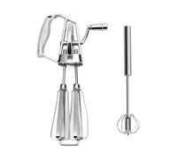 EHDWXVZM 2 fouets, Fouet à Main, Batteur Rotatif, Batteur Semi-Automatique, Fouet de Cuisine